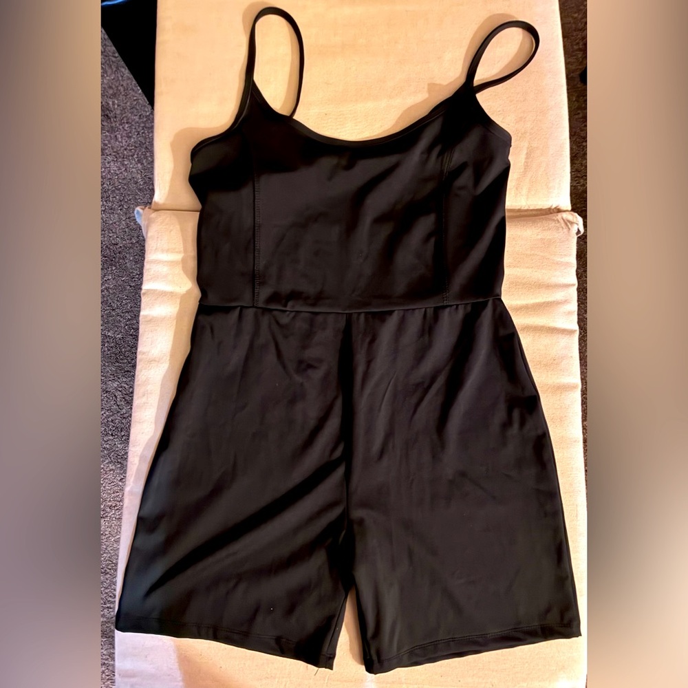 Black Sleeveless Romper